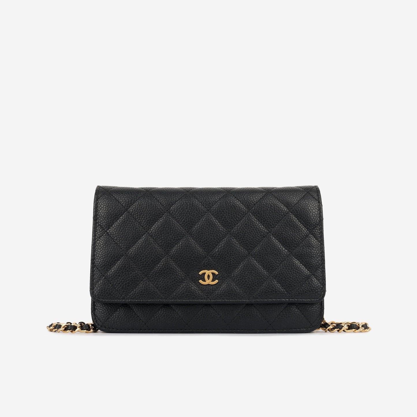 Chanel Wallet On Chain Lambskin Black Crossbody Style 3