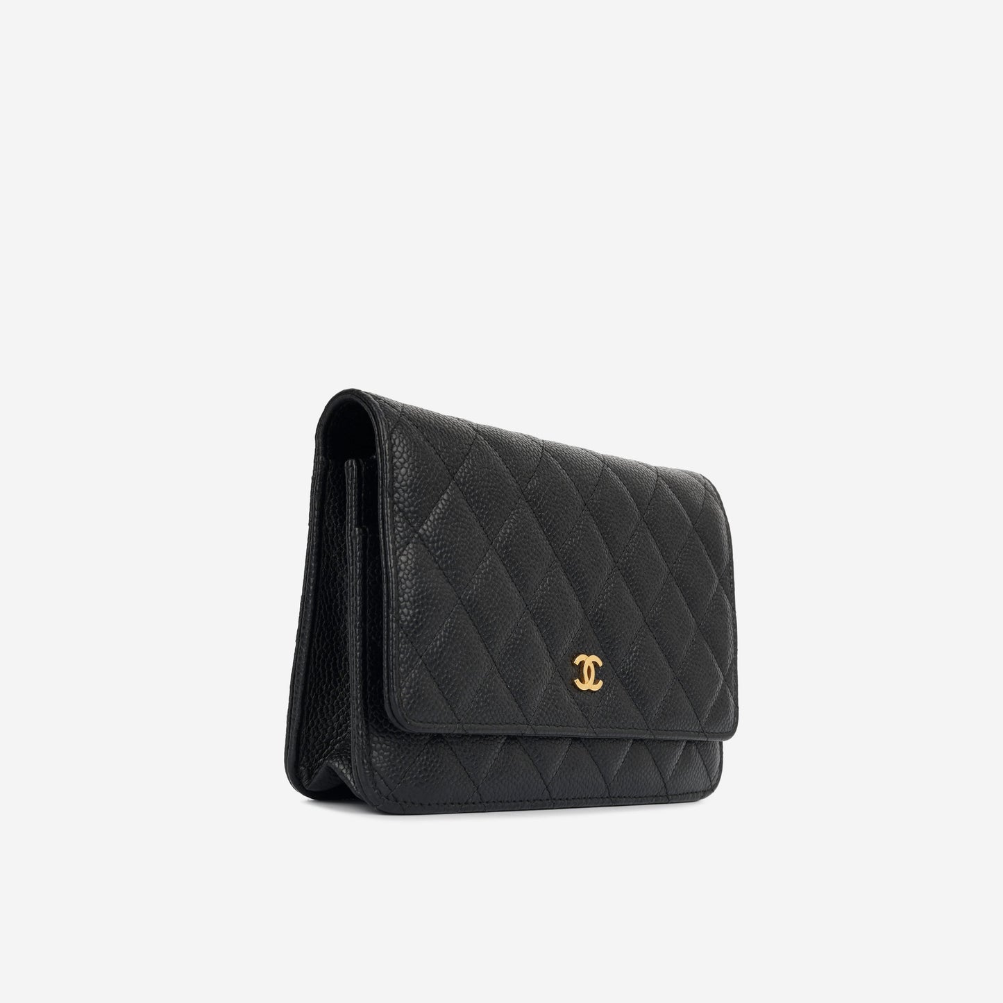 Chanel Wallet On Chain Lambskin Black Crossbody Style 3