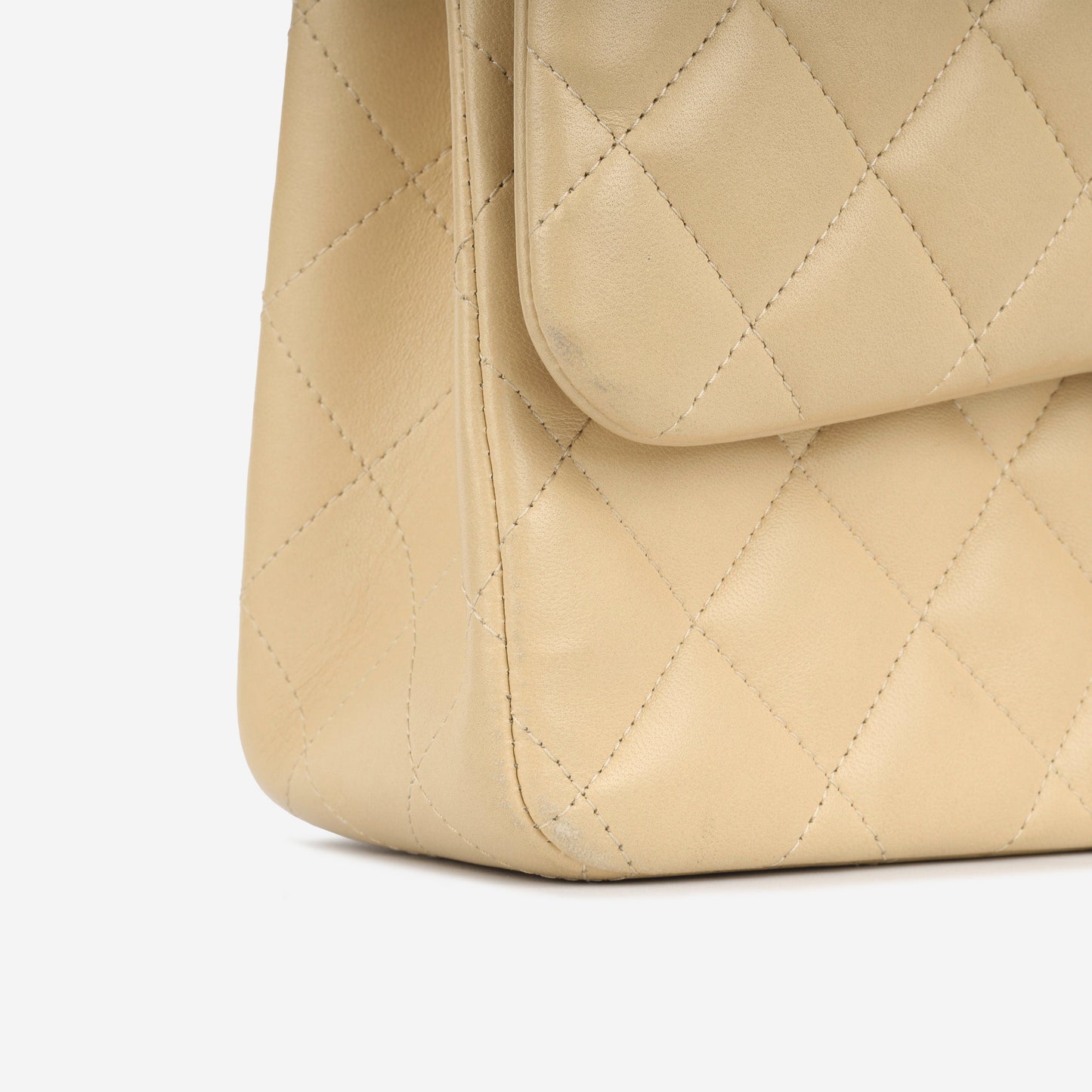 Chanel Classic Flap Lambskin Black Shoulder Bag Style 21