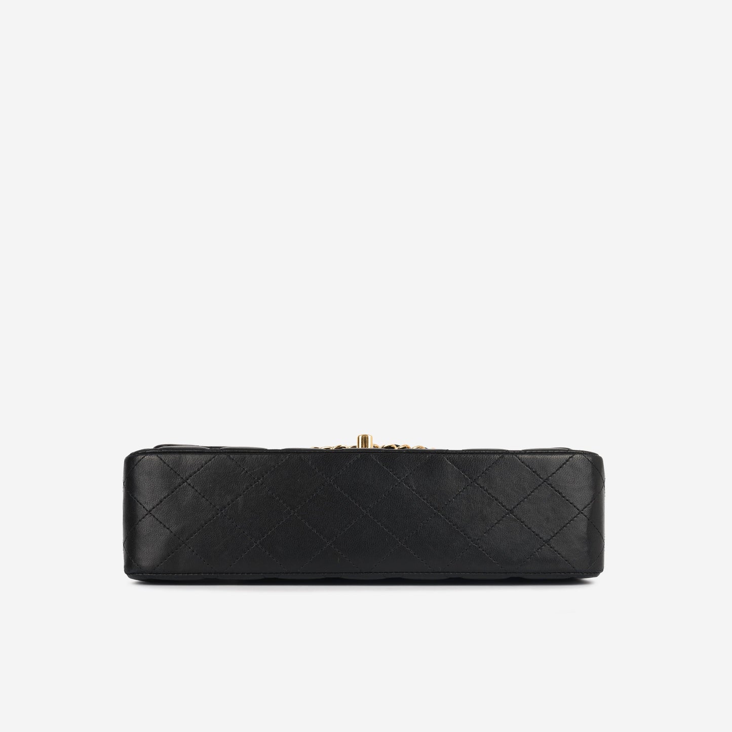 Chanel Classic Flap Lambskin Black Shoulder Bag Style 68