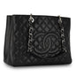 Chanel Shopping Tote Caviar Black Tote Bag Style 13
