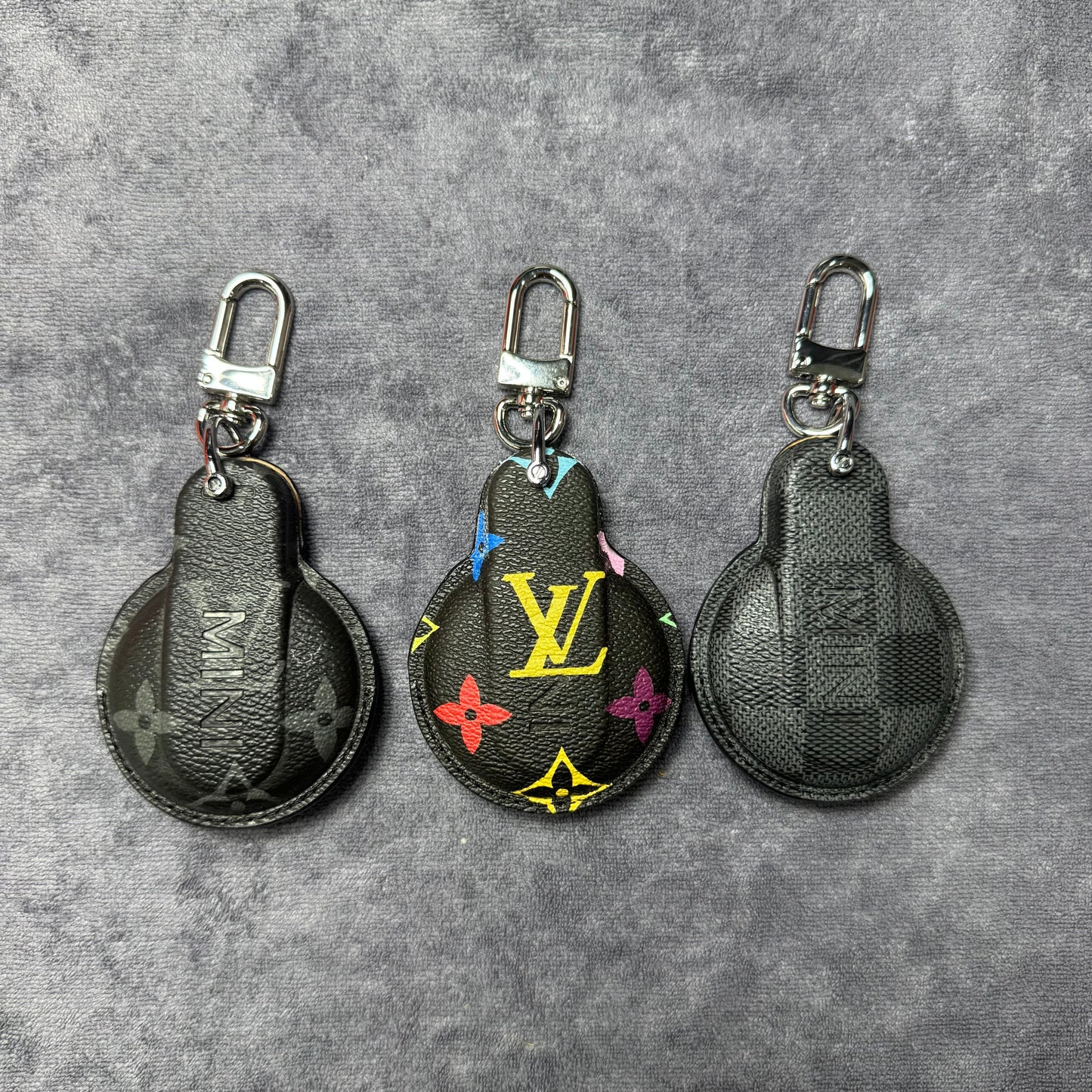 Premium LV Canvas Key Case for Mini Cooper – Handmade from Authentic Upcycled Louis Vuitton