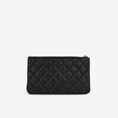 Chanel Chanel 19 Lambskin Black Shoulder Bag Style 33