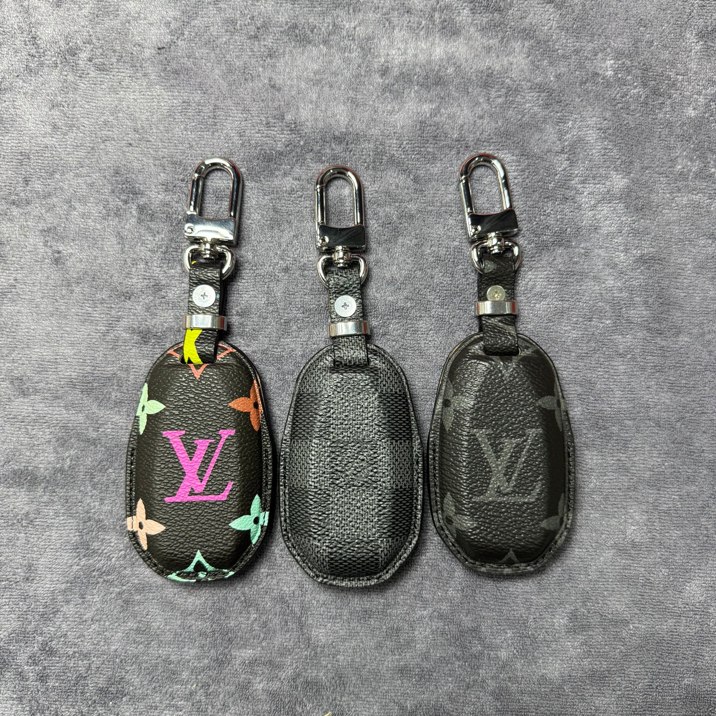 Premium LV Canvas Key Case for Infiniti – Handmade from Authentic Upcycled Louis Vuitton