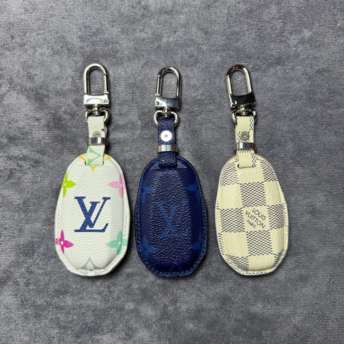 Premium LV Canvas Key Case for Infiniti – Handmade from Authentic Upcycled Louis Vuitton