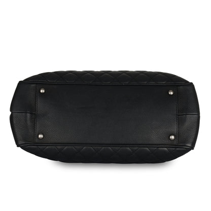 Chanel Quilted Shopper Tote - Black Caviar