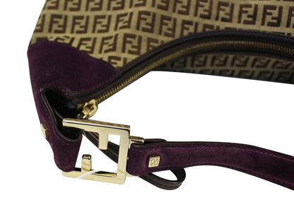 Fendi Canvas Beige Shoulder Bag