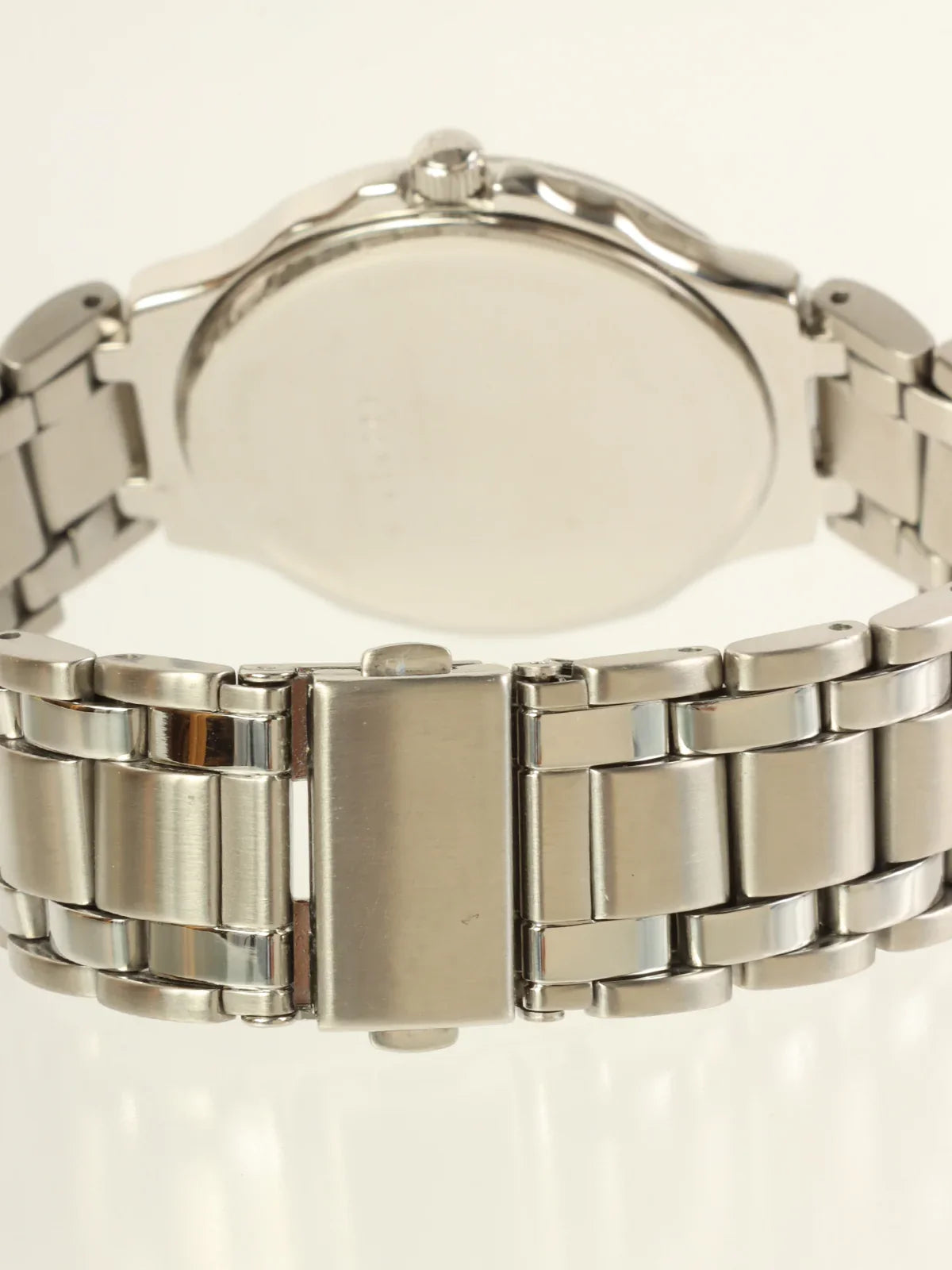 BURBERRY Round Logo Face Watch Silver/Black