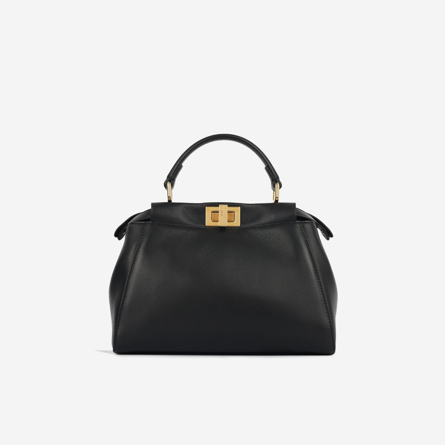 Fendi Peekaboo Leather Black Handbag Style 4