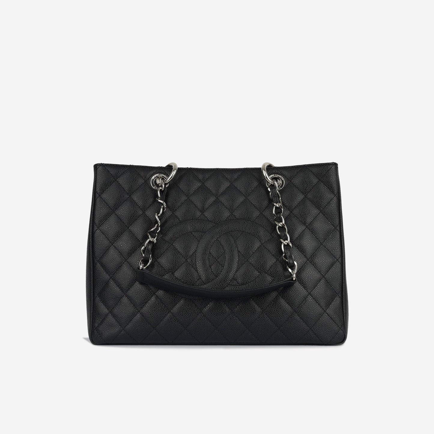 Chanel Shopping Tote Caviar Black Tote Bag Style 8