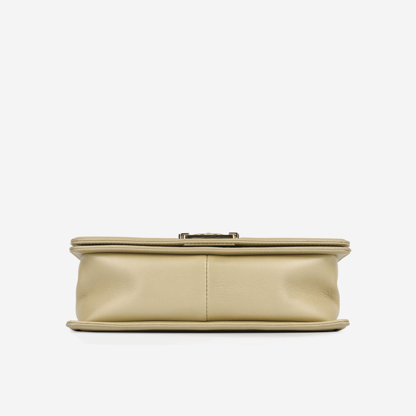 Chanel Boy Bag Caviar Gold Shoulder Bag