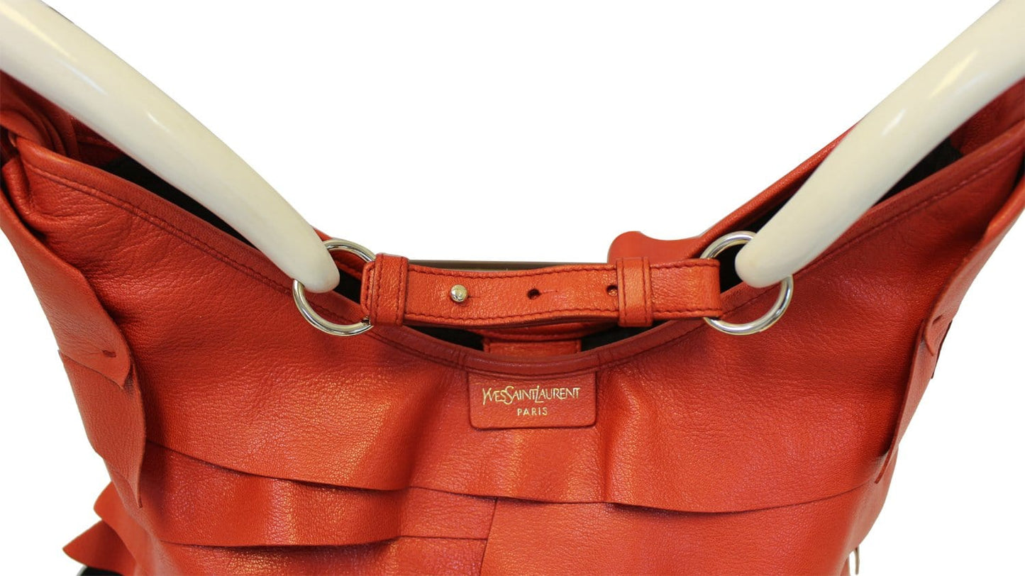 Saint Laurent Leather Red Handbag Style 31