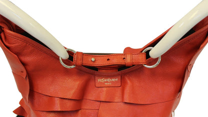 Saint Laurent Leather Red Handbag Style 31
