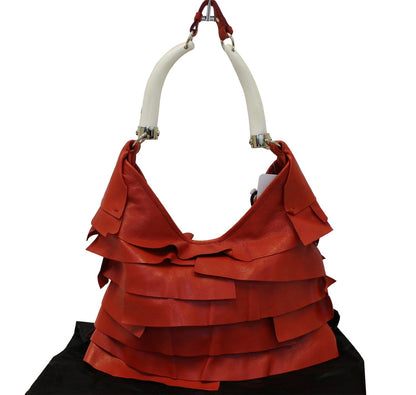 Saint Laurent Leather Red Handbag Style 31