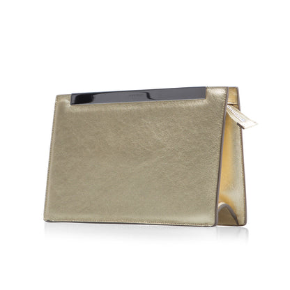 Saint Laurent Luxury Leather Red Clutch Style 7