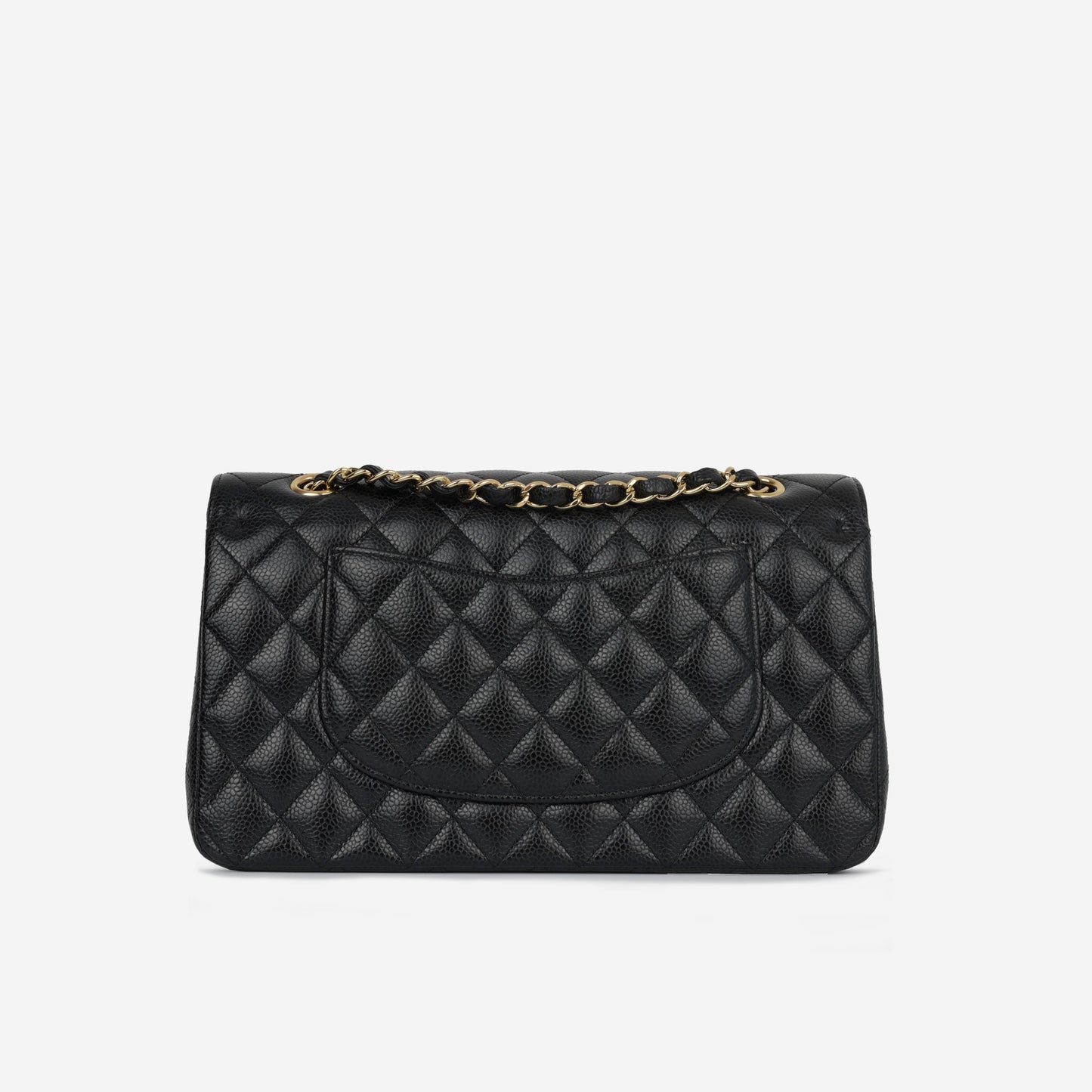 Chanel Classic Flap Lambskin Black Shoulder Bag Style 311