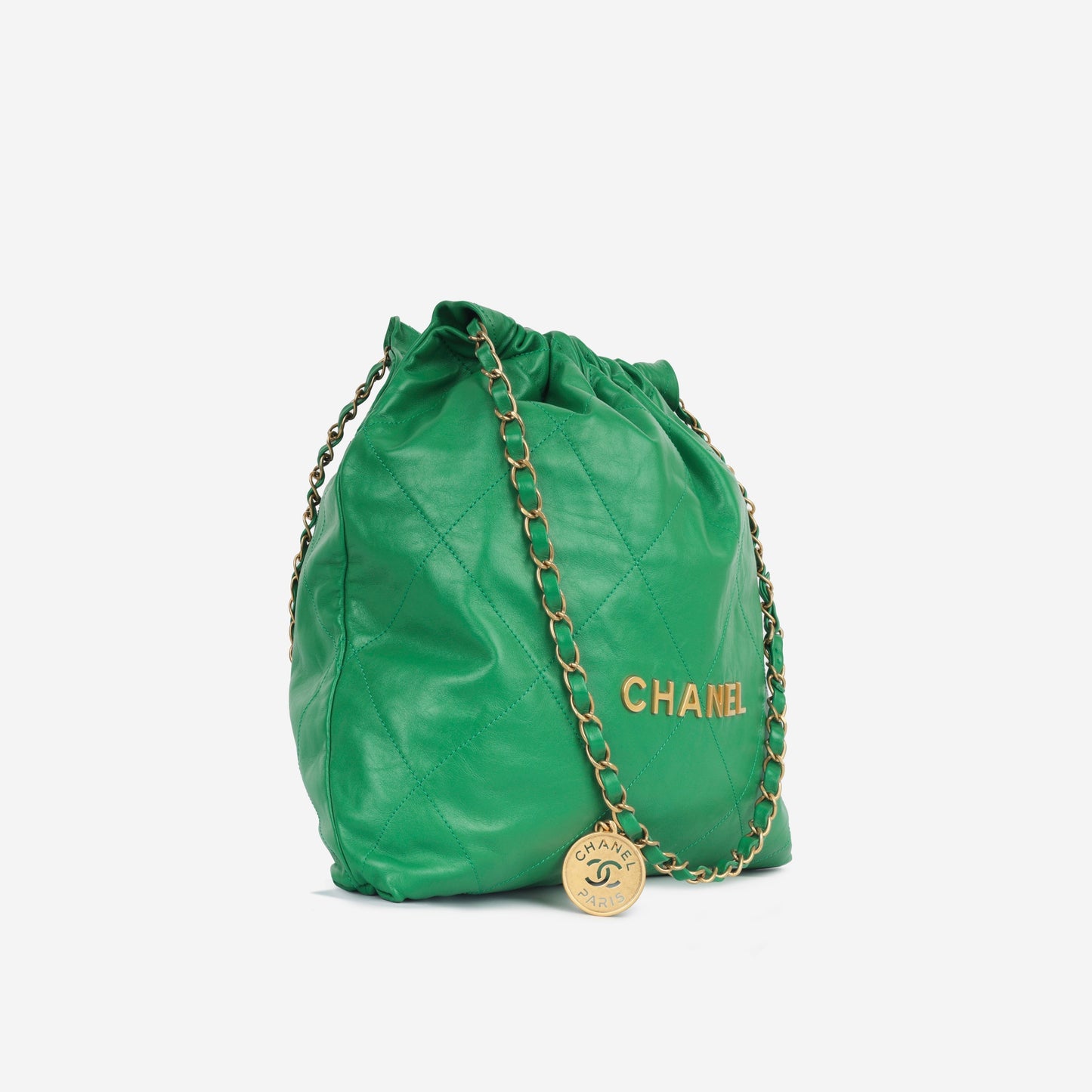 Chanel Luxury Calfskin Gold Tote Bag Calfskin