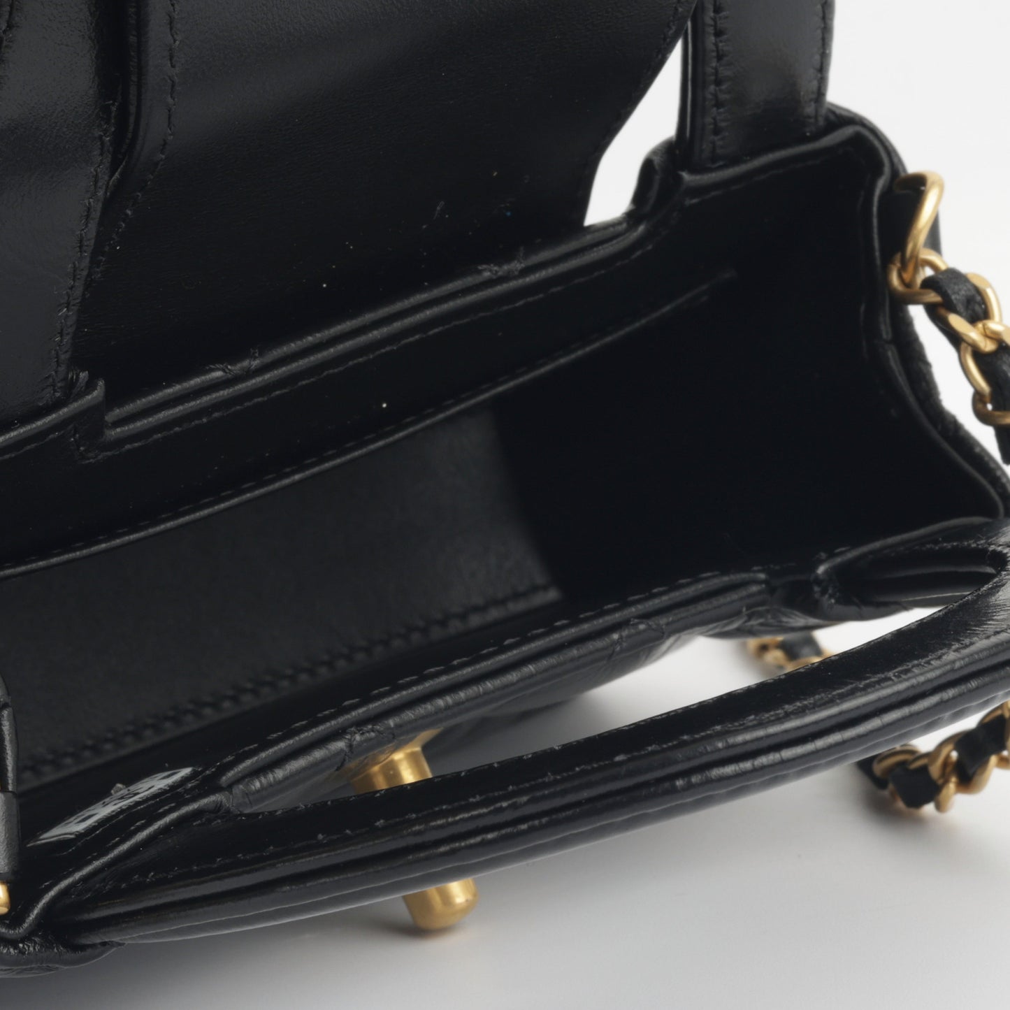 Chanel Kelly Lambskin Black Shoulder Bag Style 2