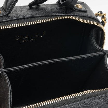 Filigree CC Vanity Case - Black