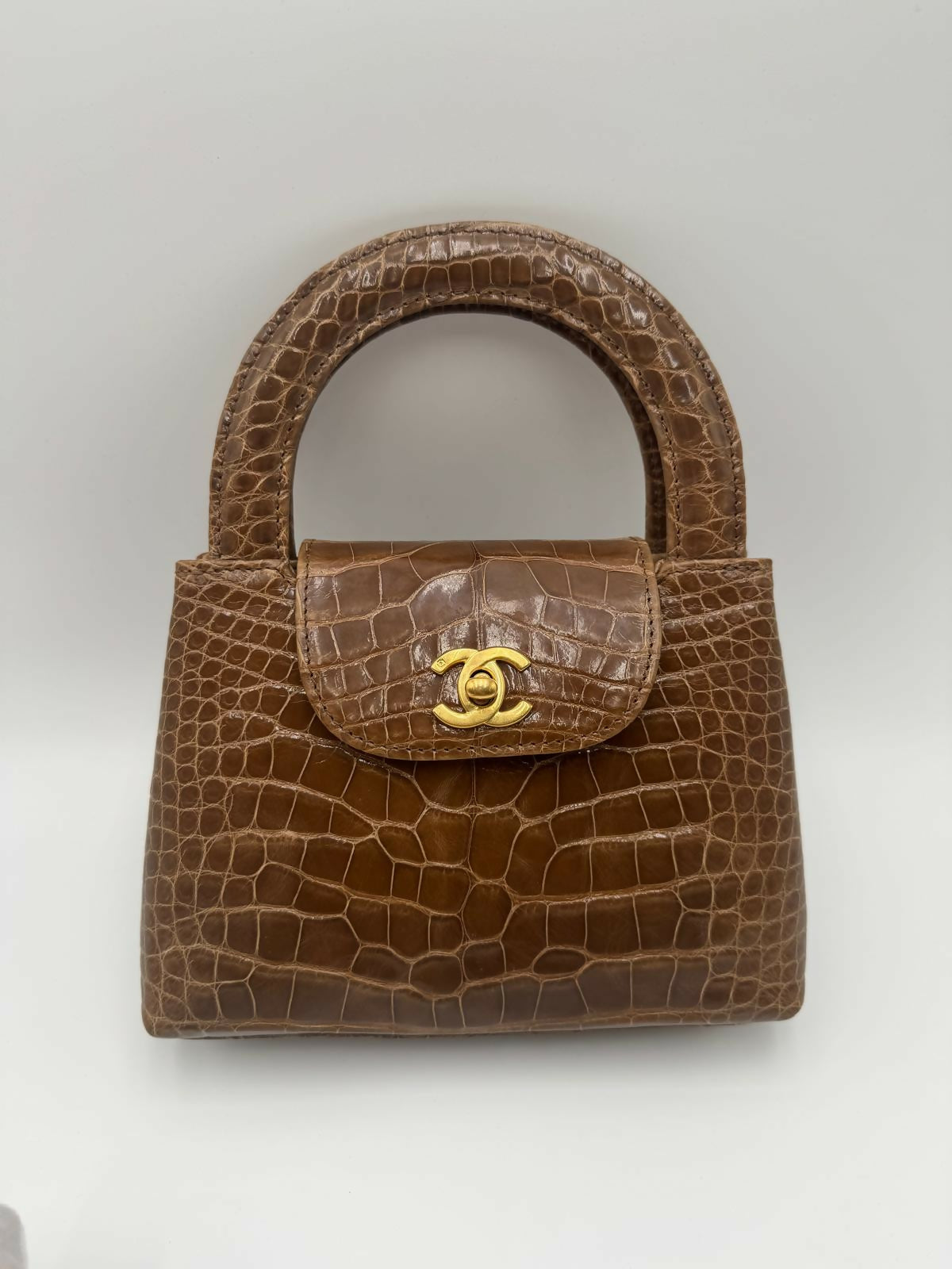 Chanel Crocodile Kelly Top Handle Bag