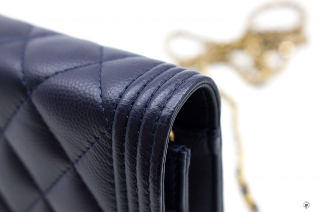 Chanel Boy Caviar Chain Crossbody