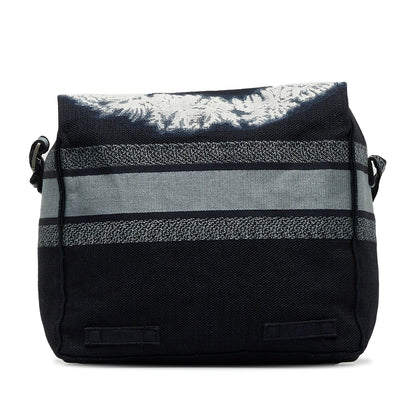 Blue Dior Tie Dye Diorcamp Messenger Bag