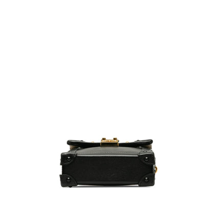 Black Louis Vuitton Epi Vertical Trunk Pochette Crossbody Bag