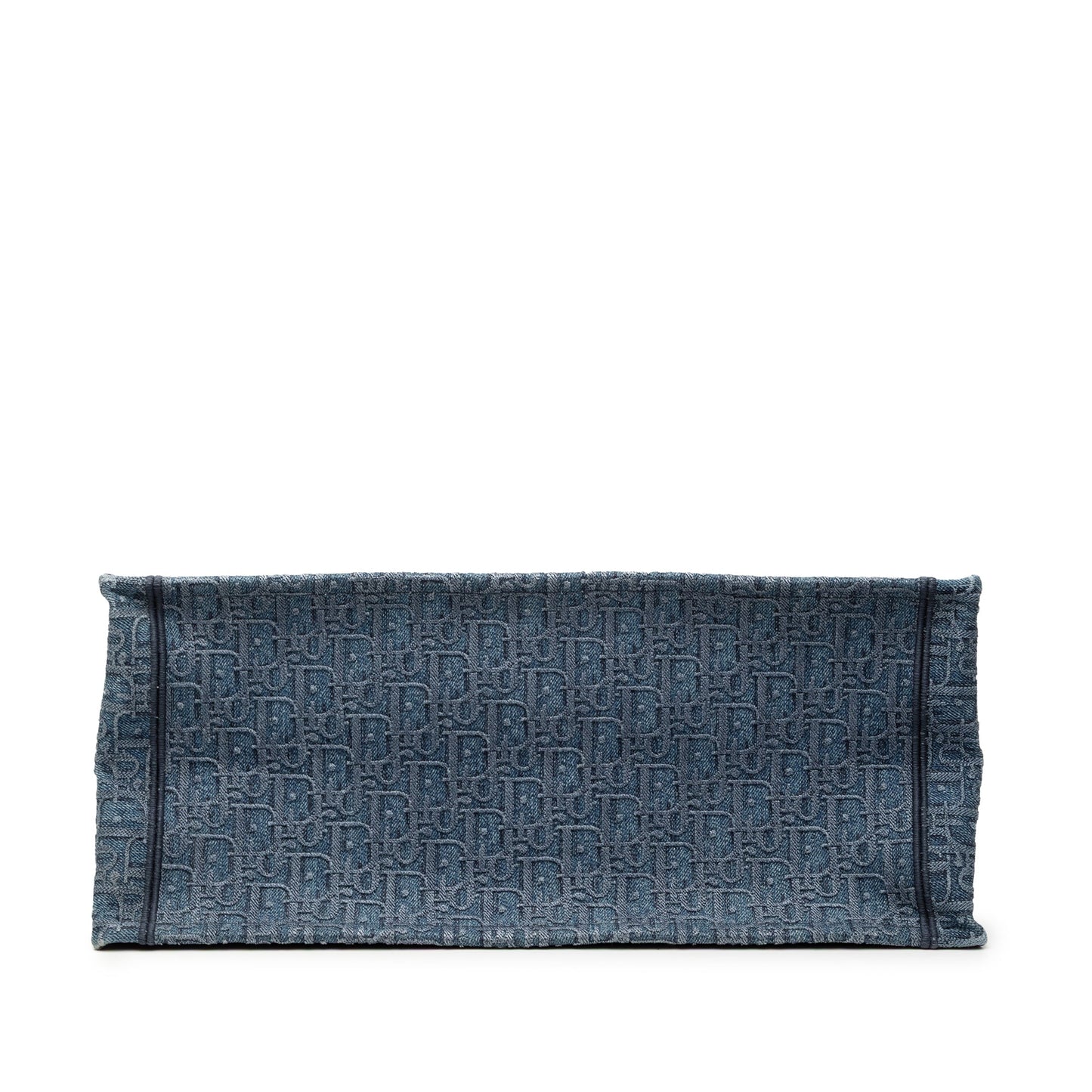 Blue Dior Large Oblique Denim Book Tote