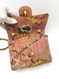 Chanel Pink Brocade Mini Square