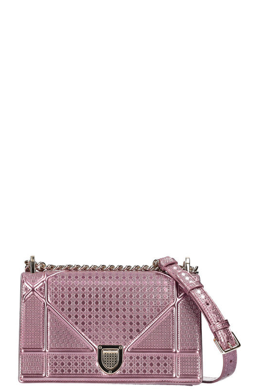 Christian Dior Diorama Bag Metallic Pink