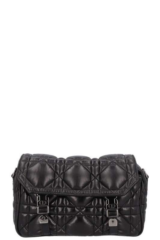 Dior Diorcamp Cannage Bag Black Leather