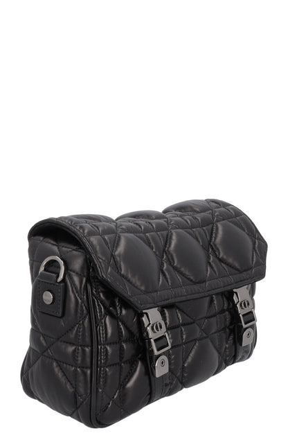 Dior Diorcamp Cannage Bag Black Leather