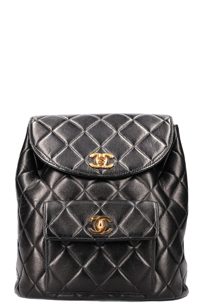Chanel Quilted Black Luxury Backpack