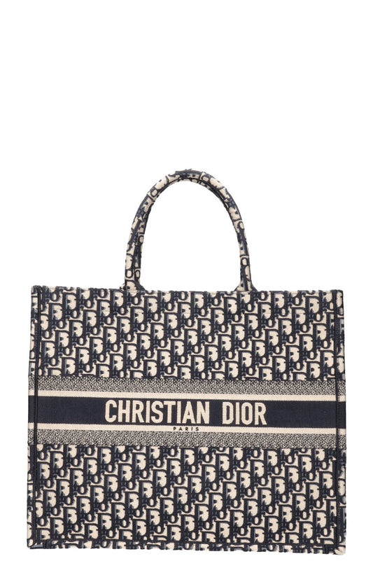 Dior Book Tote Oblique Blue Tote Bag Style 17