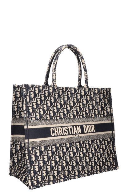 Dior Book Tote Oblique Blue Tote Bag Style 17