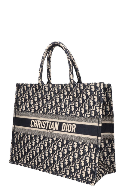 Dior Book Tote Oblique Blue Tote Bag Style 17