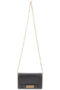 Christian Dior J Adior Crossbody Bag Leather Black Gold