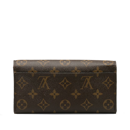 Brown Louis Vuitton Monogram Valentines Bird Sarah Wallet