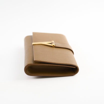 Saint Laurent Luxury Leather Red Clutch Style 4
