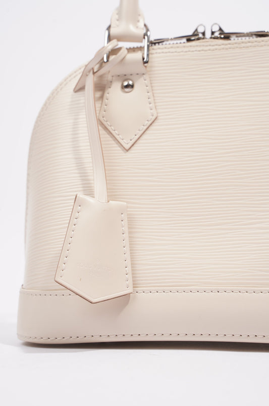 Louis Vuitton Alma BB Epi Leather Shoulder Bag Cream BB