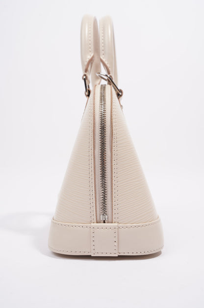 Louis Vuitton Alma BB Epi Leather Shoulder Bag Cream BB