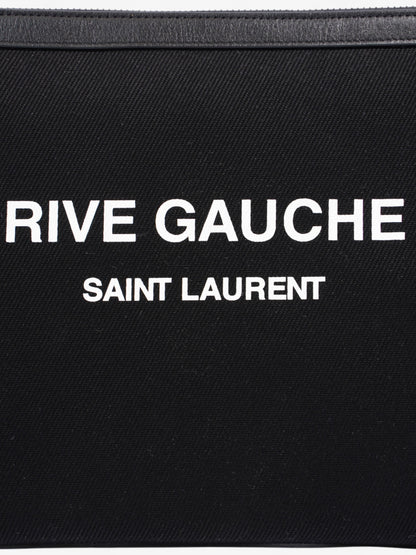 Saint Laurent Canvas Black Handbag Canvas
