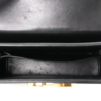 Christian Dior Smooth Calfskin 30 Montaigne Box Bag Black