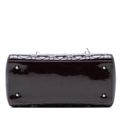Dior Lady Dior Cannage Red Handbag Style 4