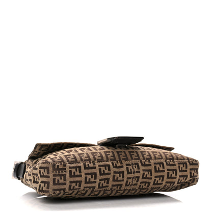 Fendi Zucchino Baguette Toro Mogano Panna