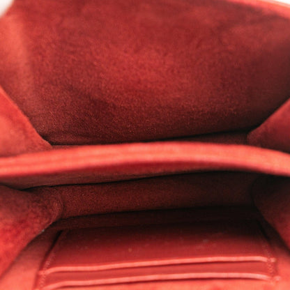 Red Dior Studded Lambskin Vertical Diorama Crossbody