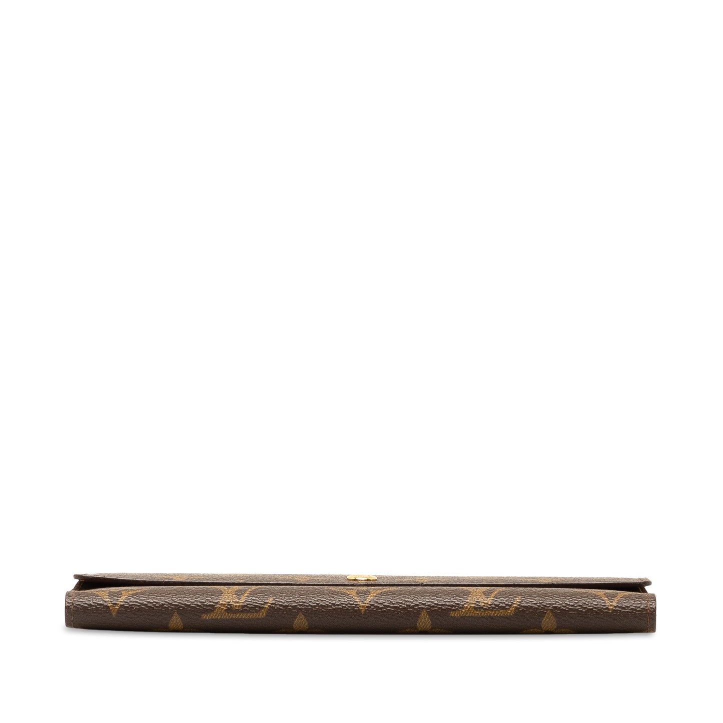 Brown Louis Vuitton Monogram Porte Tresor International Long Wallets