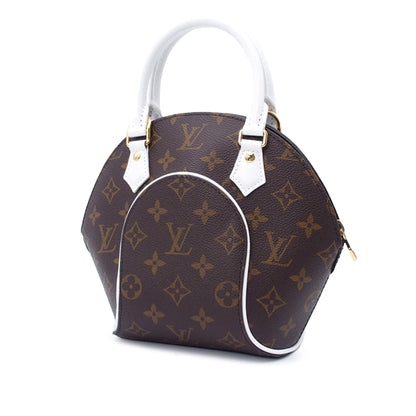 Brown Louis Vuitton Monogram Match Ellipse BB Satchel