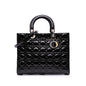 Dior Lady Dior Cannage Black Handbag Style 8
