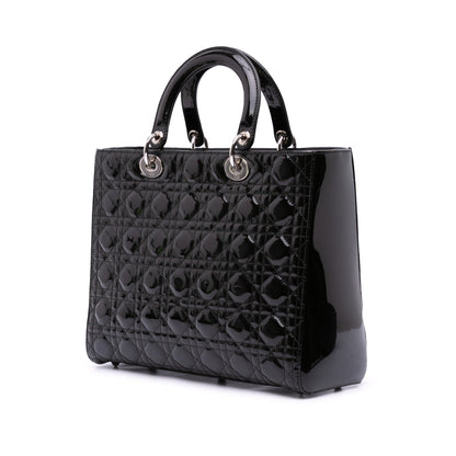 Dior Lady Dior Cannage Black Handbag Style 8